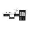 NicBex 7 Shelves Wall Mounted Bookshelves Floating Decor  Decorative Hanging  Shelf for Books, Plants & Collectibles - 2 of 4