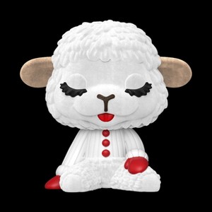Funko Pop! Television Lamb Chop - Lamb Chop (Flocked) Funko Shop Exclusive # 1698 - 1 of 3