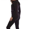 Women's Wrinkle Free Military Snap Hooded Cardigan - ANGEL - 2 of 4