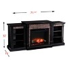 Gallatin Electric Fireplace with Bookcases - SEI - 4 of 4
