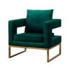 CAVINAS Polyester Accent Chair with Cut-Out Arms and Mid-Height Backrest,Modern Upholstered Living Room Chairs,Reading Chairs for Living Room - 2 of 4