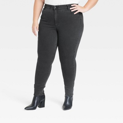 Women's High-rise Skinny Jeans - Knox Rose™ Black 20 : Target