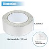 Unique Bargains Butyl Tape for RV Cars Boats Pipe Window Metal Water Leaking Aluminum Foil Waterproof Tape - 3 of 4
