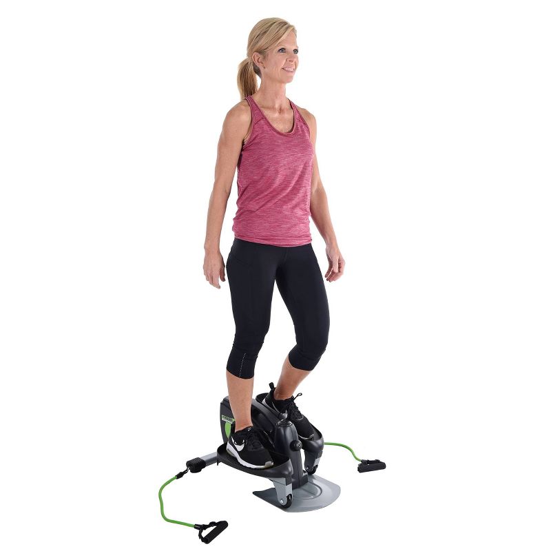 Stamina InMotion Compact Strider with Cords with Smart Workout App, No Subscription Required with Adjustable Tension with Integrated Fitness Monitor, 5 of 16