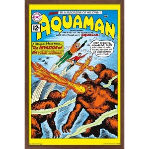 Trends International DC Comics - Aquaman - The Invasion of the Fire-Trolls Framed Wall Poster Prints - 1 of 4