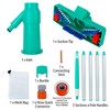 iMountek "US Swimming Pool Vacuum Head Brush Cleaner with Telescopic Pole & Bag for Above Ground Pools"Green - 4 of 4