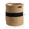 Nearly Natural 13.5-in Handmade Natural Cotton Basket Planter - 2 of 2