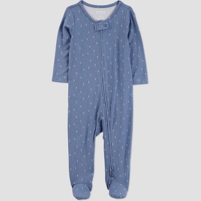 Carter's Just One You® Baby Boys' Speck Comfy Soft Sleep N' Play - Blue/White 3M