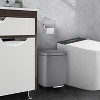 3.2 Gal Stainless Steel Trash Bin with Lid, Soft-Close Pedal, Fingerprint-Resistant Surface - 4 of 4