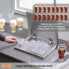 VEVOR Drop in Ice Chest, 14"L x 12"W x 18"H Stainless Steel Ice Cooler, Commercial Ice Bin with Hinged Cover, 40 qt Outdoor Kitchen Ice Bar - 3 of 4