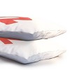 Deny Designs King April Lane Art Block Red Monogram Q Microfiber Printed Pillow Sham - 3 of 3