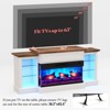 AMERLIFE Farmhouse Electric Fireplace TV Stand - 4 of 4