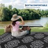 Outdoor Modern Erasable Large Area Rugs for Camping Garden Backyard Stripe Woven Plastic Straw Carpet Portable Foldable Picnic Mat - 4 of 4
