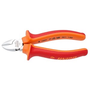 Unior Diagonal Cutting Nippers, Pliers, Red/Orange - 1 of 1