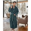 ADR Men's Ultra Plush Fleece Robe, Big and Tall Bathrobe - 2 of 4