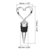 Unique Bargains Reusable ABS Rubber Sealing Wine Stoppers for Beer Glass Bottles - 2 of 4