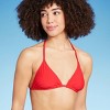 Women's Triangle Bikini Top - Wild Fable™ - image 3 of 4