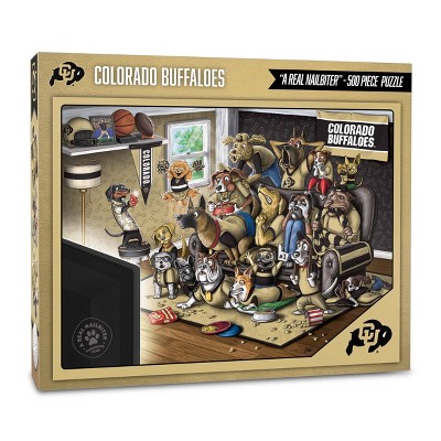 NCAA Colorado Buffaloes Purebred Fans 'A Real Nailbiter' Puzzle - 500pc