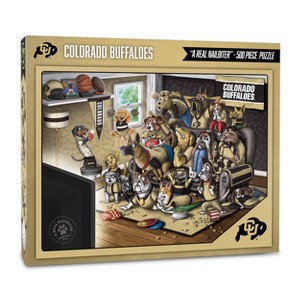 NCAA Colorado Buffaloes Purebred Fans 'A Real Nailbiter' Jigsaw Puzzle - 500pc: Educational Focus on Shapes, Colors, Animals, Patterns - 1 of 3
