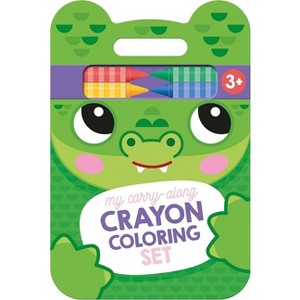 My Carry-Along Crayon Coloring Set: Crocodile & Friends (Ages 3+) - (Yoyo My Carry-Along Crayon Coloring Set) by  Yoyo Books (Hardcover) - 1 of 1