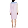 Lands' End Women's Cotton Poplin Long Sleeve Sleepshirt Nightgown - 2 of 4