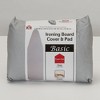 Replacement Ironing Board Cover and Pad for Standard Ironing Boards, Silver Silicone Coated - 3 of 3