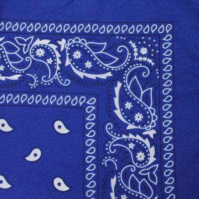 paisley royal blue