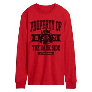 Men's - Star Wars - Property Of The Dark Side Long Sleeve Graphic T-Shirt - 1 of 2