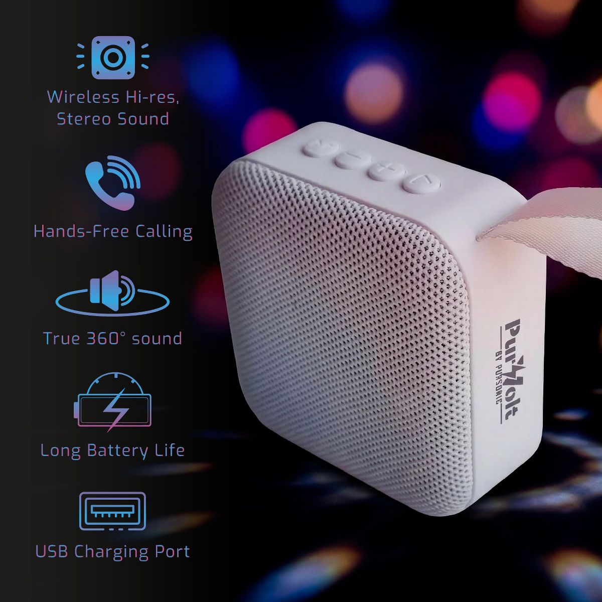 Wireless Speaker – Portable Bluetooth Sound System - thumbnail 2