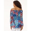 Jones New York Floral Smocked High Neckline Blouse - XL - 3 of 3