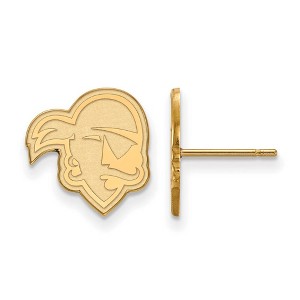 Black Bow Jewelry 14k Yellow Gold Plated Sterling Silver Seton Hall Pirates NCAA Post Earrings - 1 of 3