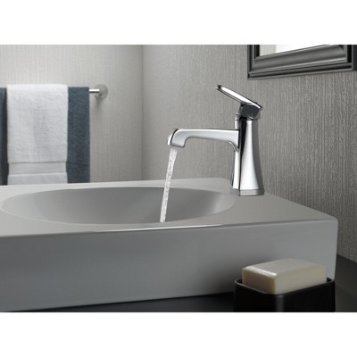Ashlyn Chrome Single Handle Modern Bathroom Faucet