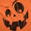 Womens Silly Jack Pumpkin T Shirt Funny Halloween Jack O Lantern Goofy Smile Tee For Ladies - Crazy Dog Women's T Shirt - 2 of 4