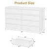 6 Drawer Dresser for Bedroom, 29" Tall Modern 6 Chest of Drawers with Large Storage Space - 2 of 4
