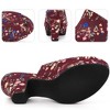 Perphy Women's Platform Floral Chunky Heel Slides Sandals - 3 of 4