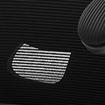 black frame | black mesh