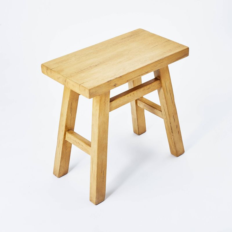 Thatcher Wood Stool Natural - Threshold&#8482; designed with Studio McGee, 5 of 14