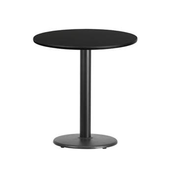 Flash Furniture 24'' Round Laminate Table Top with 18'' Round Table Height Base