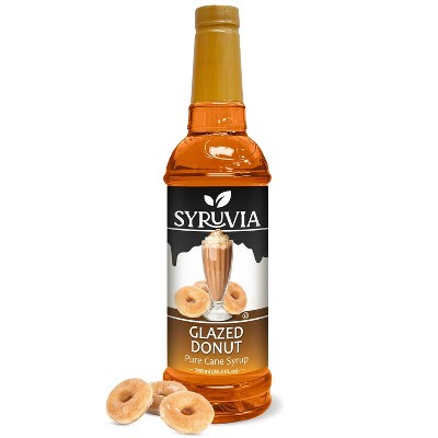 Syruvia Glazed Donut Syrup - 25.4 fl oz. Premium Flavoring Syrup For Coffee