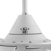 YUHAO 42 in. Indoor Modern Contemporary Matte White ABS Blades Integrated Dimmable LED Ceiling Fan with Light and Remote Control - 4 of 4