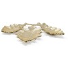 Classic Touch 3 Sectional Leaf Dish - 2 of 3