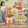 Whisen 3 in 1 Kids Kitchen Playset, Foldable Play Kitchen Set Converted into Travel Luggage, Gift for Toddlers 3-6 Years Old - Multicolor - 4 of 4