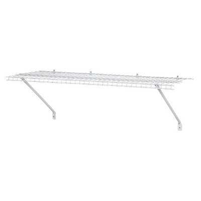 ClosetMaid 36" Wall-Mounted Wire Utility Shelf - White