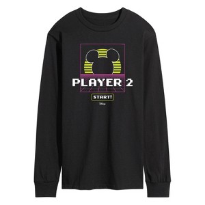 Men's - Disney - Player 2 Start Long Sleeve Graphic T-Shirt - 1 of 3