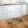 Briarwood Lane Fall Doormat 30x18 Indoor Outdoor Fall Birdbath Floral For Fall Doormat - 4 of 4