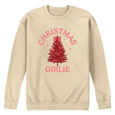 Men's - Instant Message - Christmas Girlie Graphic Fleece Sweatshirt