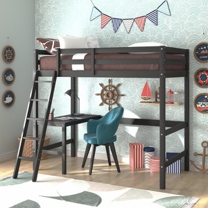 Hillsdale Furniture Twin Kids' Caspian Wood Loft Bed - 1 of 4