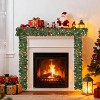 6ft/ 9ft Pine Christmas Garland with Pine Cones and Red Berries for Door, Fireplace, Stair, Window - 4 of 4
