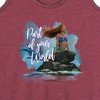Women's Disney Part Of Your World Graphic Racerback Tank - Heather Burgundy - X-Large - 2 of 4