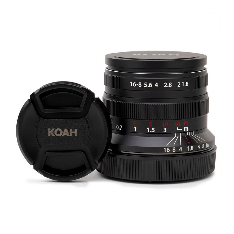 Koah Artisans 55mm f/1.8 Large Aperture Manual Focus Lens for Sony E (Black), 2 of 4
